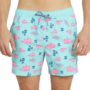 Party Pants Moby Dick Graphic Swim Shorts Size M